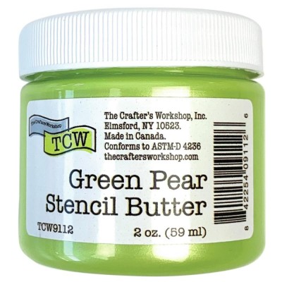 TCW - Stencil Butter couleur «Green Pear» 2 oz  